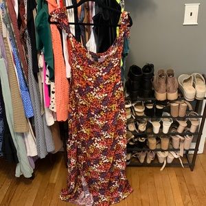 Off the shoulder maxi dress